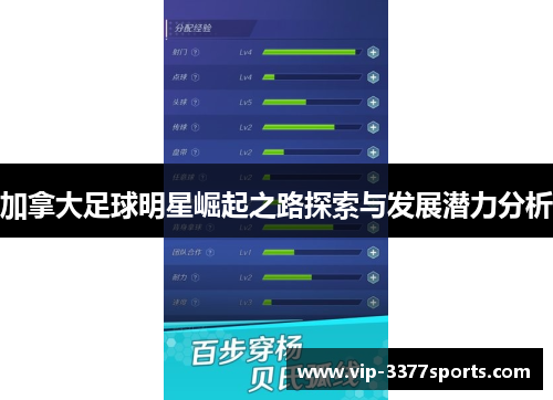 加拿大足球明星崛起之路探索与发展潜力分析