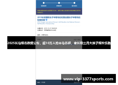 2025长马报名数据公布，超10万人抢半马名额，家长给三月大孩子报欢乐跑